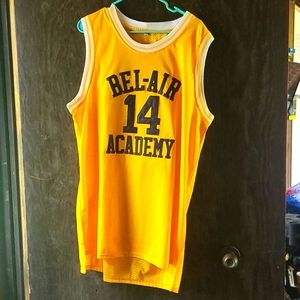 XXL Bel-Air Academy Basketball jersey.